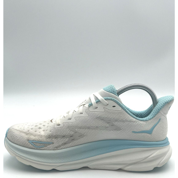 Hoka One One HOKA W Clifton 9 1132211 FTRS Women's Sz 9B White Sneakers - Picture 2 of 11